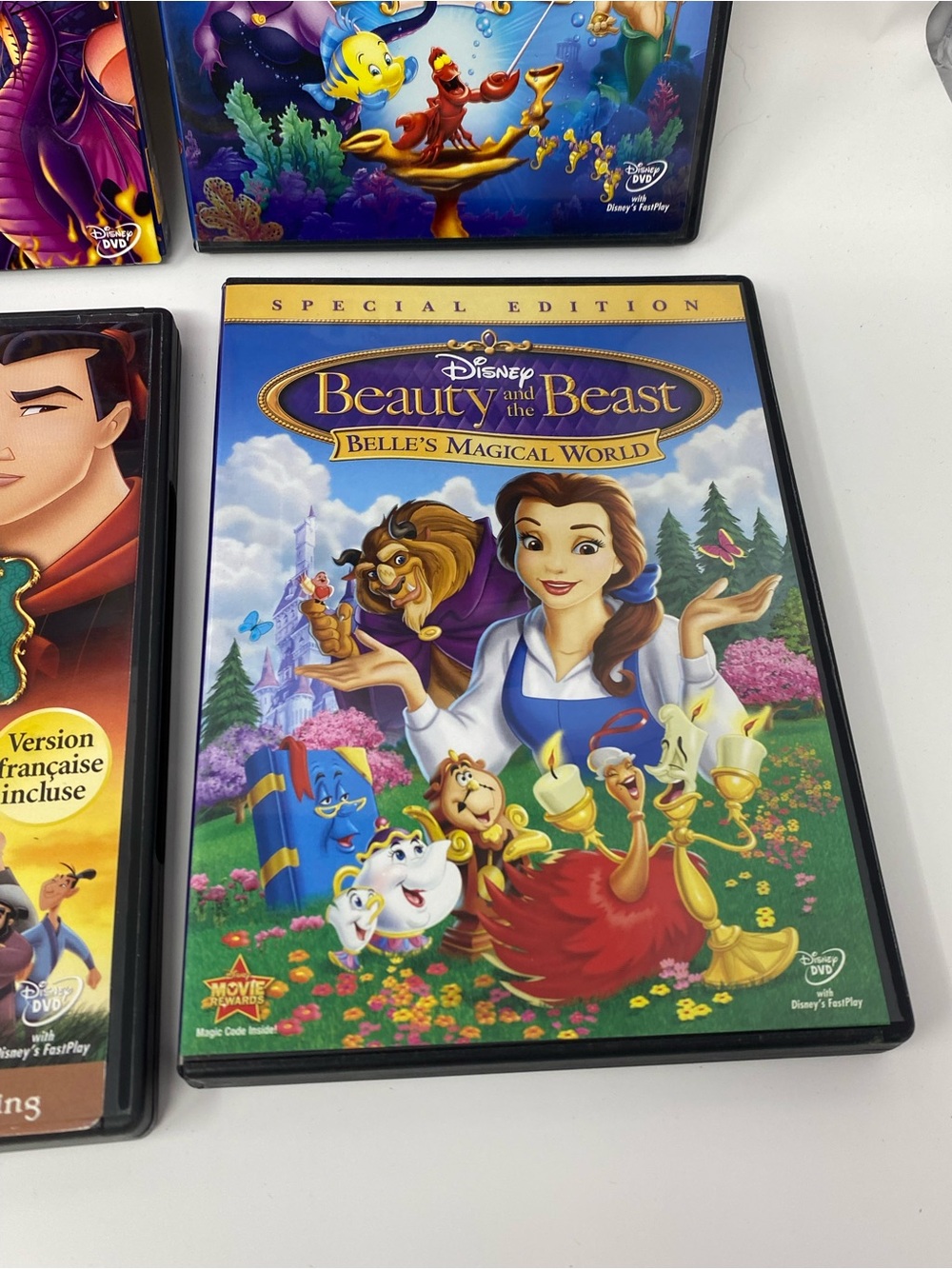 Disney Princess Collection DVD lot of 9 Sleeping Beauty Mulan Cinderella Brave - Picture 10 of 11